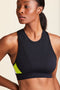 HEROINE BRA - BLACK WHITE LIME